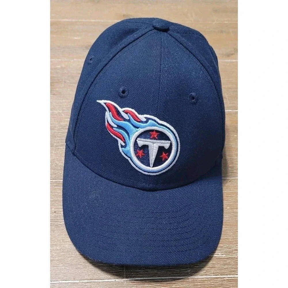 Youth New Era Navy Tennessee Titans League 9FORTY Adjustable Hat